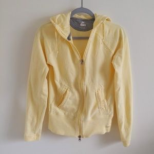 Nike Yellow Full Zip Athletic Hoodie